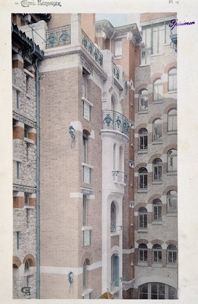 Vue du Castel Béranger (1897-1898), bâtiment manifesté par l