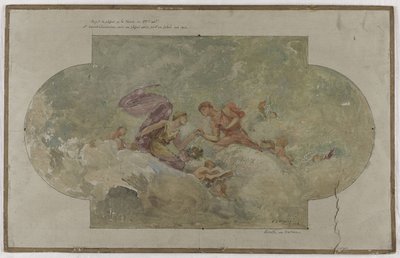 Esquisse pour la salle des mariages du 8e arrondissement de Paris : Le Mariage - Hector d