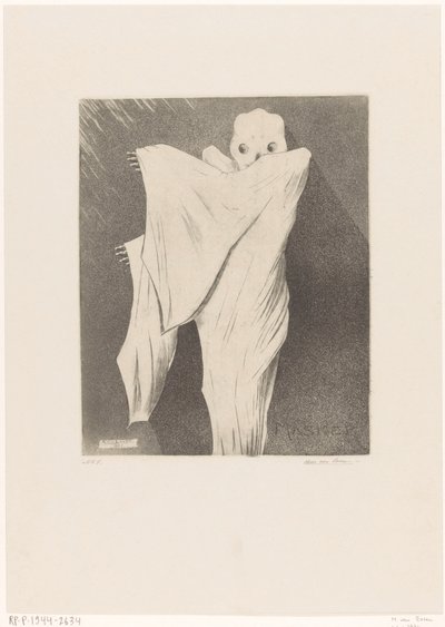 La Mort (Masque) - Hein von Essen (signed by artist)