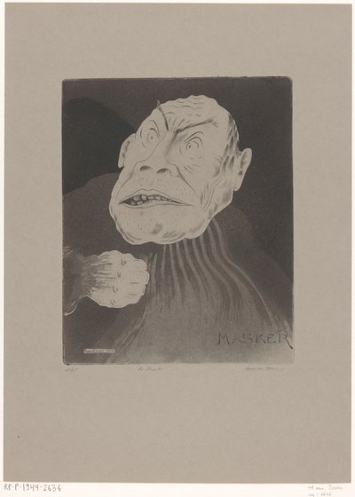 Le Brute (Masque) - Hein von Essen (signed by artist)