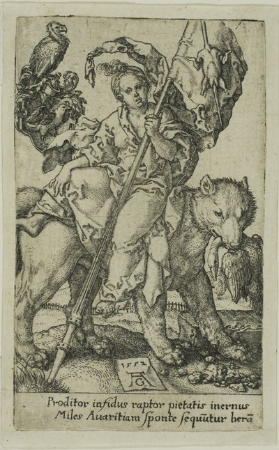 Avarice, des Vices - Heinrich Aldegrever