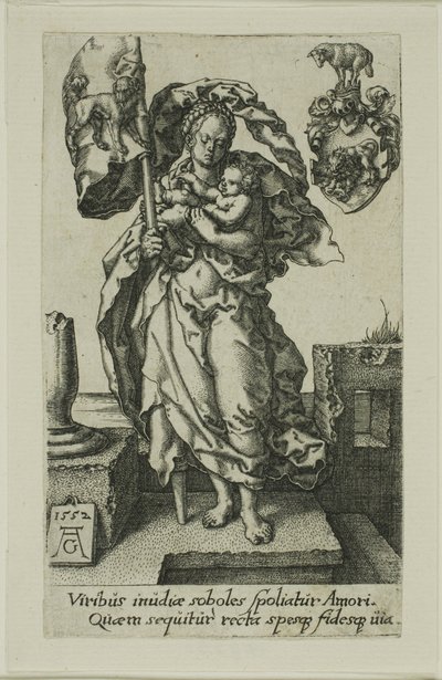 Compassion, des Vertus - Heinrich Aldegrever