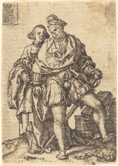 Couple dansant - Heinrich Aldegrever