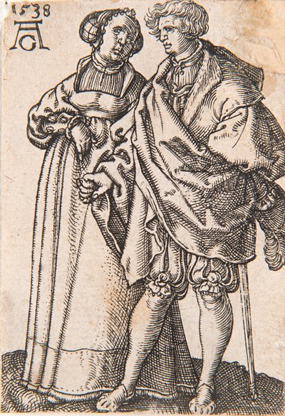De la série Les Petits Danseurs de Mariage, 1538 - Heinrich Aldegrever