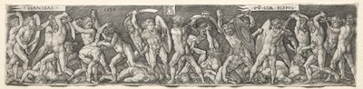 Hannibal combattant Scipion, 1538 - Heinrich Aldegrever