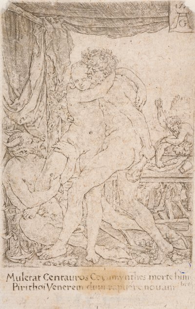 Hercule et Hippodamée, de la série :  Les Travaux d