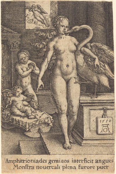 Hercule enfant - Heinrich Aldegrever