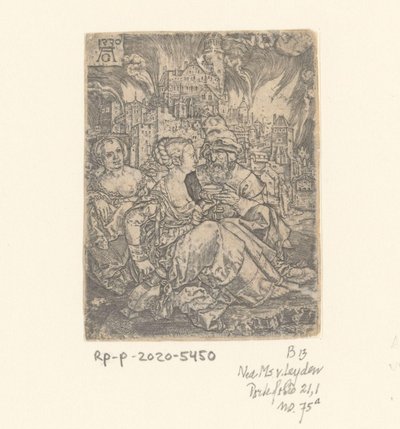 Loth et ses filles - Heinrich Aldegrever