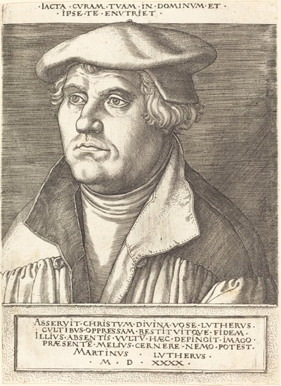 Martin Luther - Heinrich Aldegrever
