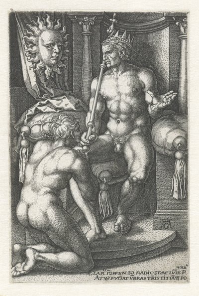 Sol (Apollon) (Les sept planètes) - Heinrich Aldegrever
