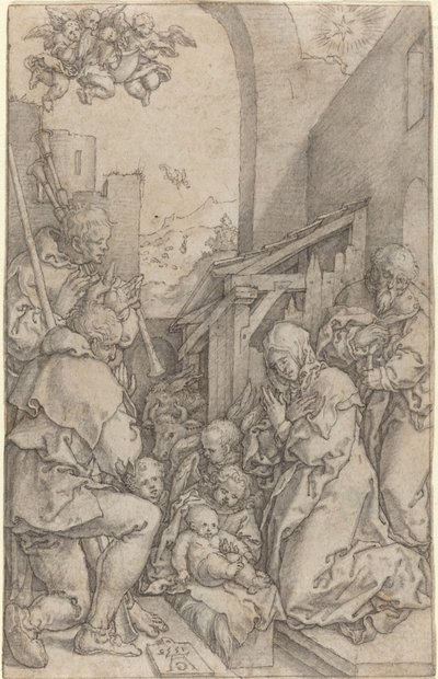 La Nativité - Heinrich Aldegrever