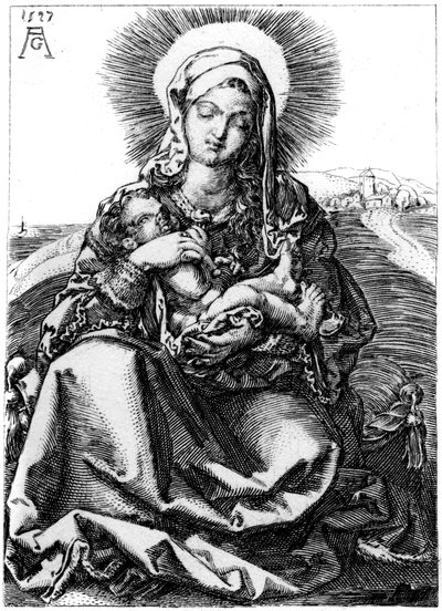 La Vierge, 1527 - Heinrich Aldegrever