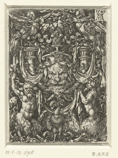Décoration murale avec grotesques - Heinrich Aldegrever