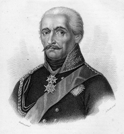 Général Gebhard Leberecht von Blücher, gravé par Adam Smith - Heinrich Anton Dahling
