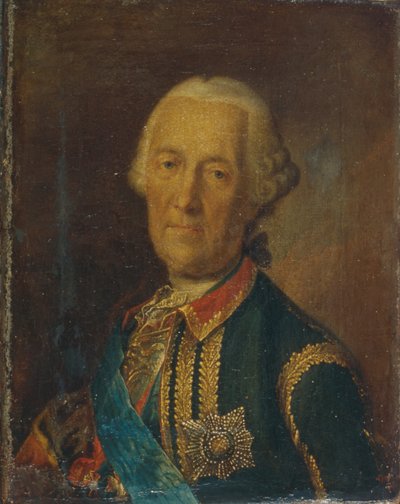 Portrait du maréchal et politicien Comte Burkhard Christoph von Munnich - Heinrich Buchholz