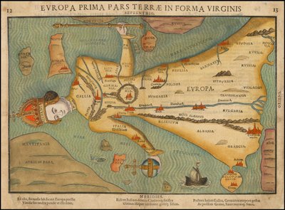 Carte anthropomorphique de l