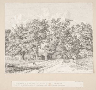 Entrée de la forêt de Charlottenlund depuis le côté du lac - Heinrich Buntzen