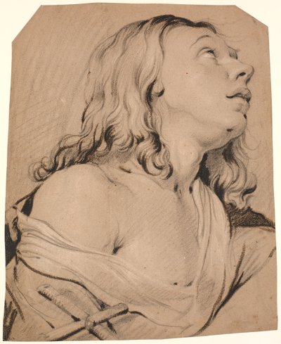La Madeleine pénitente, buste vers la droite - Heinrich Dittmers