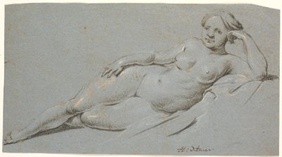 Modèle féminin allongé - Heinrich Dittmers