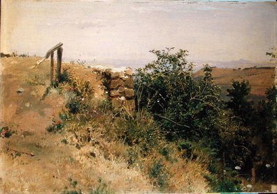 Paysage italien - Heinrich Dreber