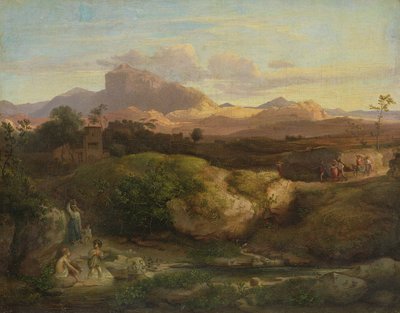 Paysage romain - Heinrich Dreber