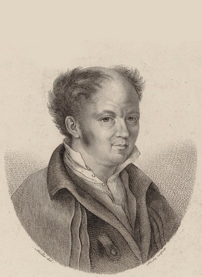 Portrait du compositeur Gottfried Weber 1779-1839, vers 1820 - Heinrich Franz Schalck