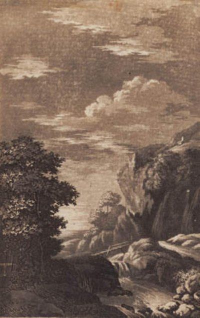 Paysage de montagne - Heinrich Grosch