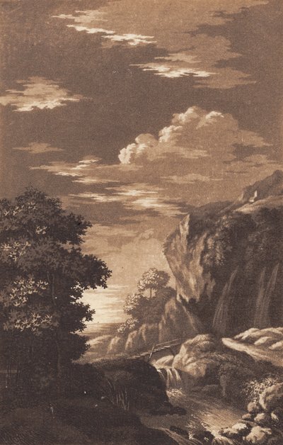 Paysage de montagne - Heinrich Grosch