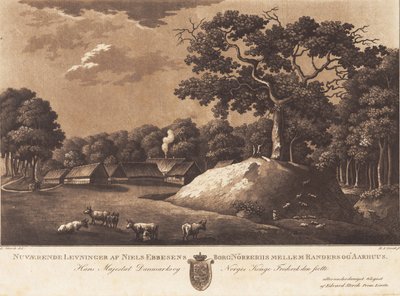 Restes actuels du château de Niels Ebbesen Nørreriis. E Storch del. - Heinrich Grosch
