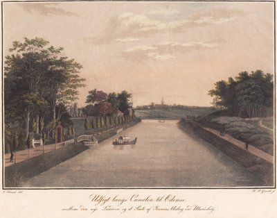 Vue le long du canal vers Odense - Heinrich Grosch