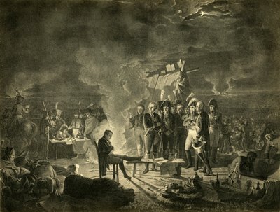 Bivouac de Napoléon sur le champ de bataille de Wagram pendant la nuit du 5-6 juillet 1809 - Heinrich Guttenberg