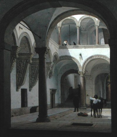 Cour de Palazzo Fava, Bologne - Heinrich Hansen