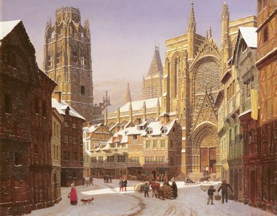 Ville cathédrale hollandaise - Heinrich Hansen