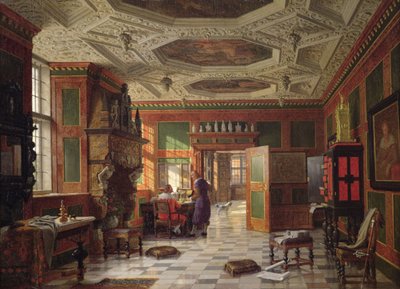 Intérieur du palais de Rosenburg, Copenhague - Heinrich Hansen