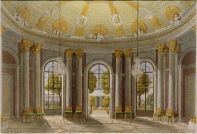 Salle de marbre du château de Sanssouci - Heinrich Hintze