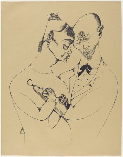 Le couple marié - Heinrich Hoerle