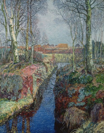 Affluent de la rivière Moor - Heinrich Vogeler