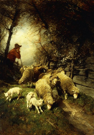 Entre jardins - Heinrich Johann von Zugel
