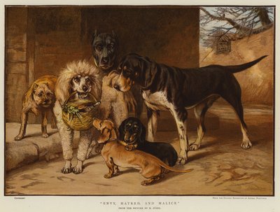 Envie, haine et malice - Heinrich Johann von Zugel