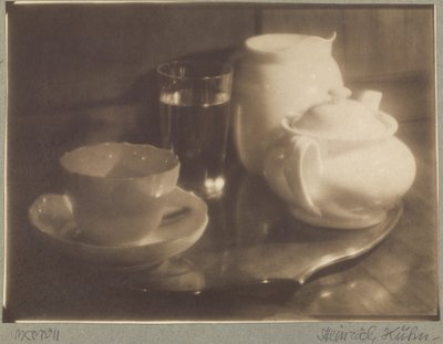 [Nature morte du thé, version III] - Heinrich Kuhn