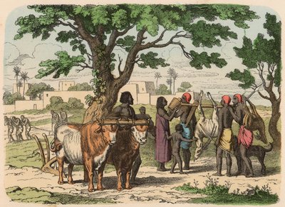 Égypte antique : Agriculture et chasse - Heinrich Leutemann