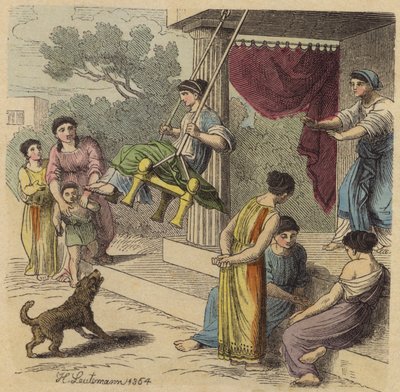 Divertissements grecs anciens - Heinrich Leutemann