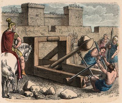 Rome antique : Armement, Catapulte - Heinrich Leutemann