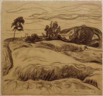 Paysage vallonné - Heinrich Nauen