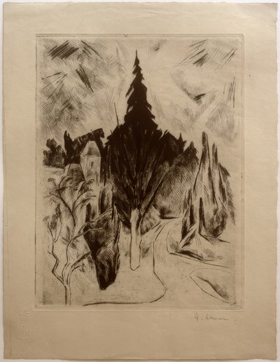 Parc le matin - Heinrich Nauen