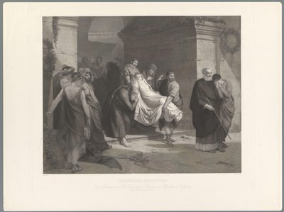 Martyrs chrétiens sont emportés - Heinrich Nuesser