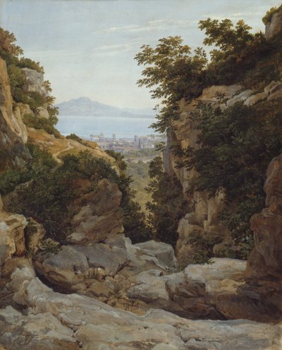 Paysage italien - Heinrich Reinhold