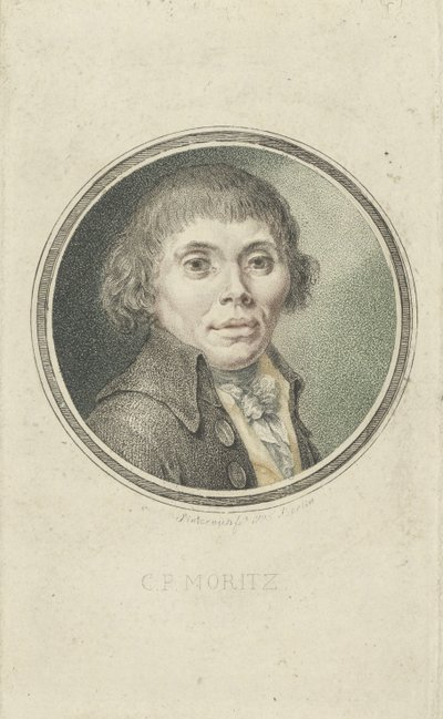 Portrait de Karl Philipp Moritz 1756-1793, 1795 - Heinrich Sintzenich