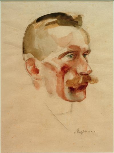 Portrait de Wilhelm Werner, vers 1926 - Heinrich Stegemann