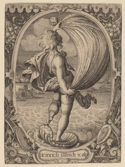 Aiolos, personnification du vent - Heinrich Ulrich
